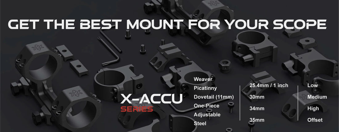 Vector Optics X-ACCU 30/34mm One Piece Dovetail & Picatinny Rings Mount 0/20 MOA Type With CNC Machined For 9mm/20mm Rail