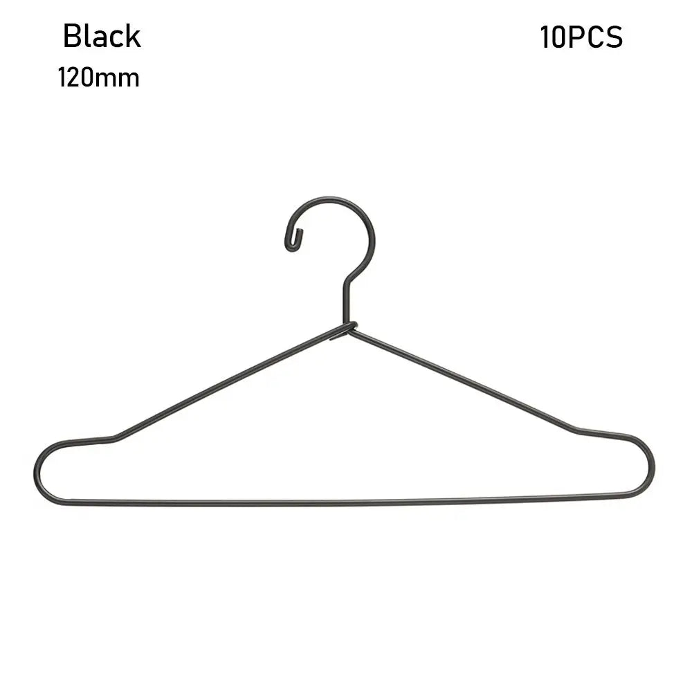 10Pcs Cute Mini Hangers Metal Doll Dress Clothes Stand for Organizer Doll Clothing Miniature Hangers Dollhouse Decorations