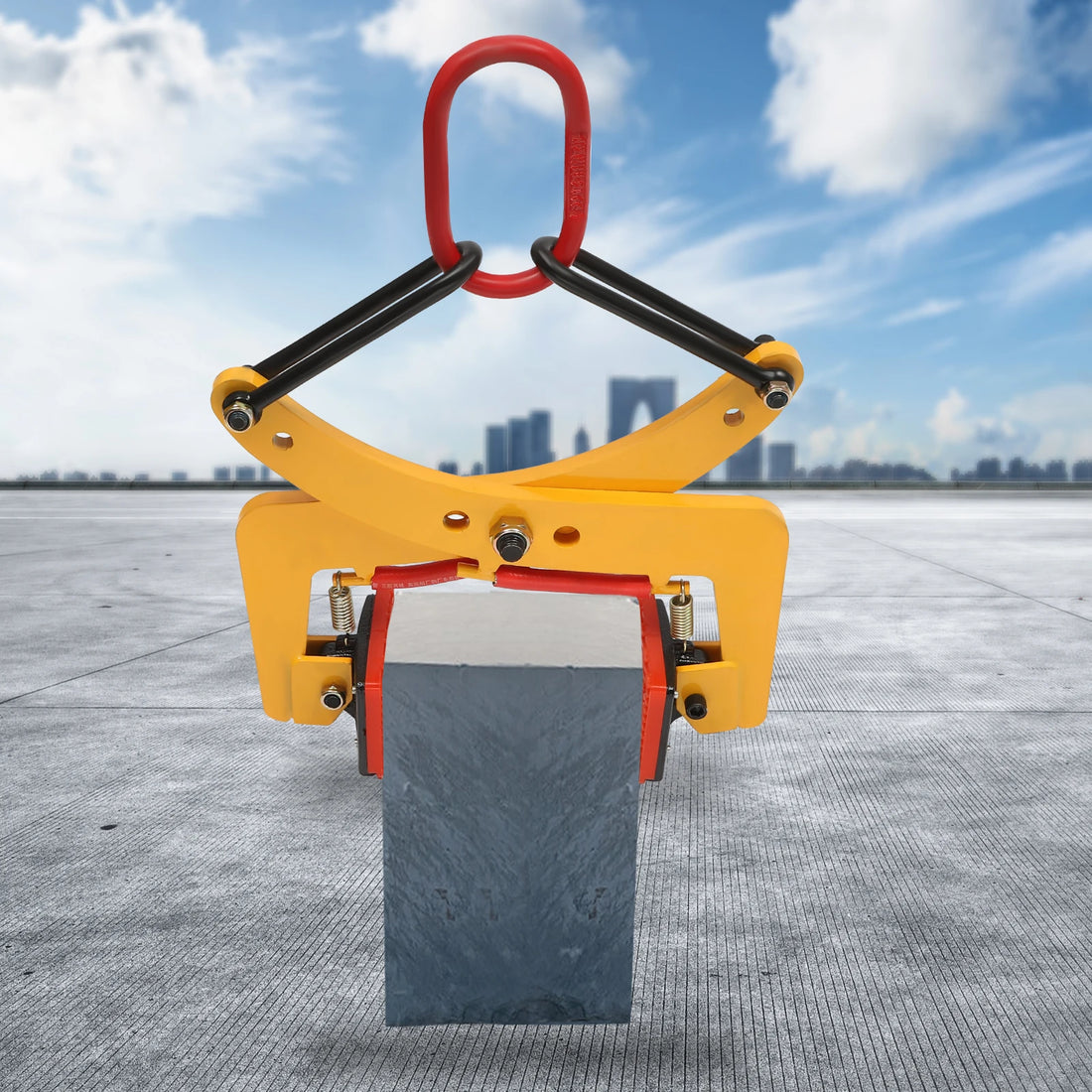 Pliers Stone Gripper 280kg/325kg Offsetting Pliers Brick w/End Rings for Lifting Transportation Wood Stone