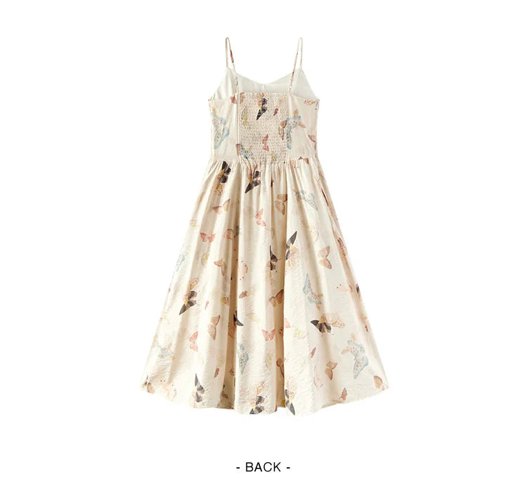 Semir Dress Women Slimming Sweet Vacation Style 2025 New Summer Strappy Dress Romantic for Beach and Casual Outfits