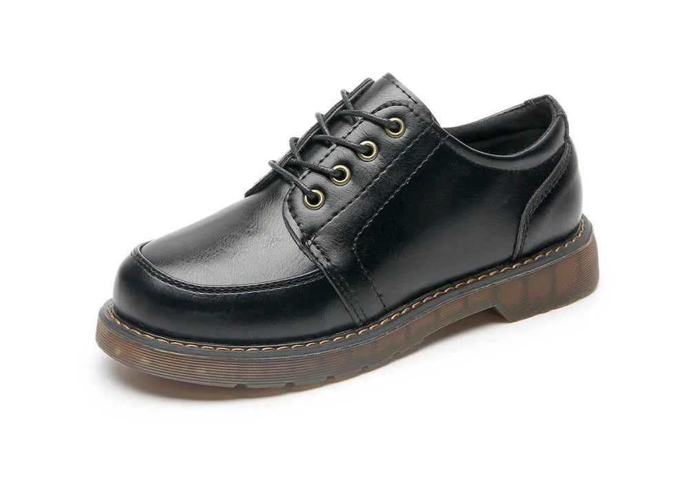 35-40 Women Oxfords Women's Shoes Ladies Leather Female Round Toe Sewing Retro Comfortable Footwear Lolita Shoe Brown