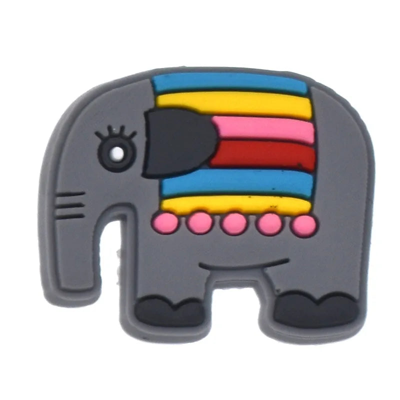 New 1Pcs Pink Cartnoon Candy Gife Shoes Charms for Crocs DIY  Clogs Kids Pin Decoration Jeans Shoe Accessories X-mas Wholesale
