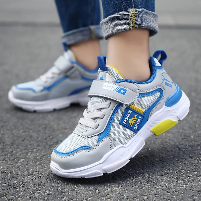 Children's shoes boy sneakers shoes breathable outdoors Leisure Trainers Casual non-slip surface pupil cuhk boy boy fashion shoe