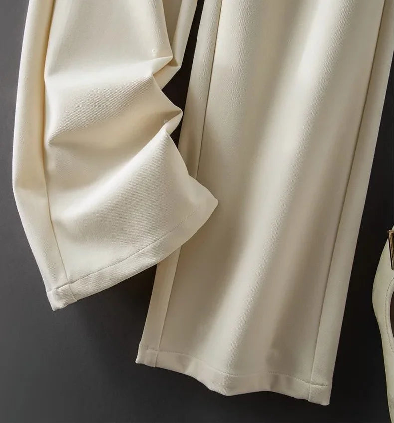 Dress Pants Work Office Long Women's Tailoring Female Trousers Casual Harajuku Slacks All Medium Y2k Streetwear Elastic One Size