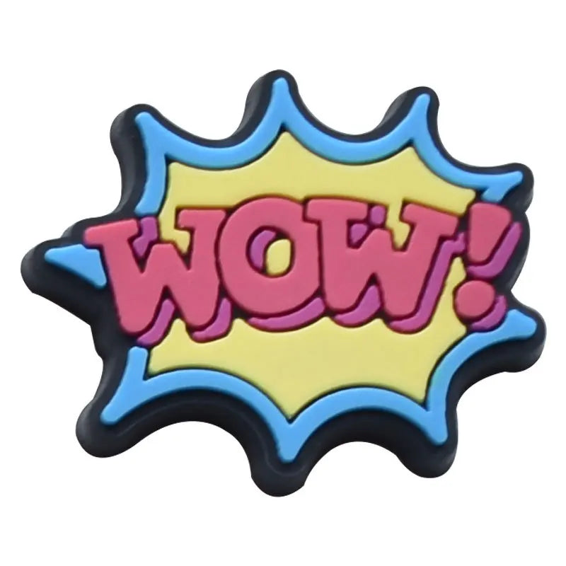 New 1Pcs Pink Cartnoon Candy Gife Shoes Charms for Crocs DIY  Clogs Kids Pin Decoration Jeans Shoe Accessories X-mas Wholesale