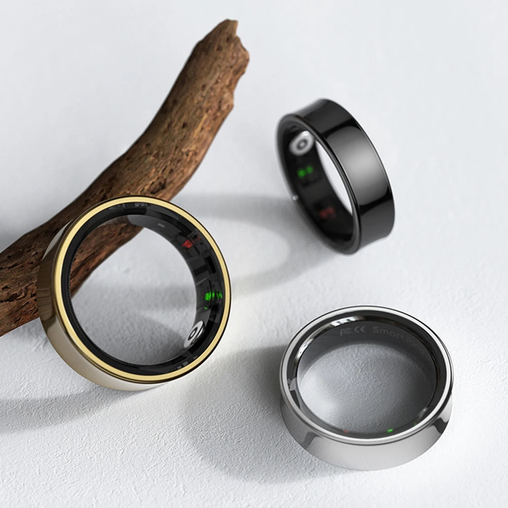 R09 Smart Ring Heart Rate Blood Oxygen Sleep Monitoring Health Fitness Rings Sleep Ring for Men Women for Xiaomi Samsung Phone