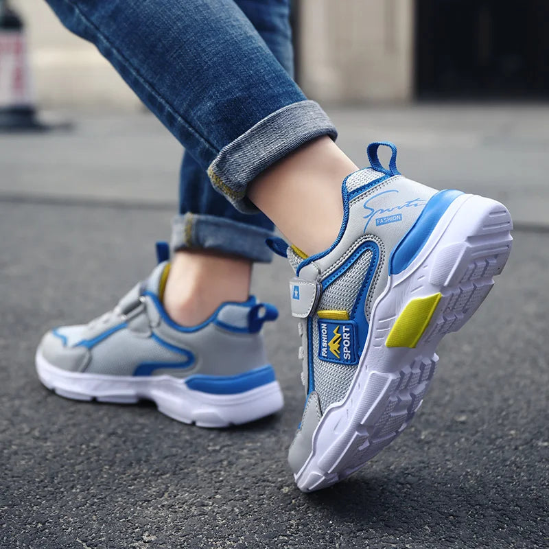 Children's shoes boy sneakers shoes breathable outdoors Leisure Trainers Casual non-slip surface pupil cuhk boy boy fashion shoe