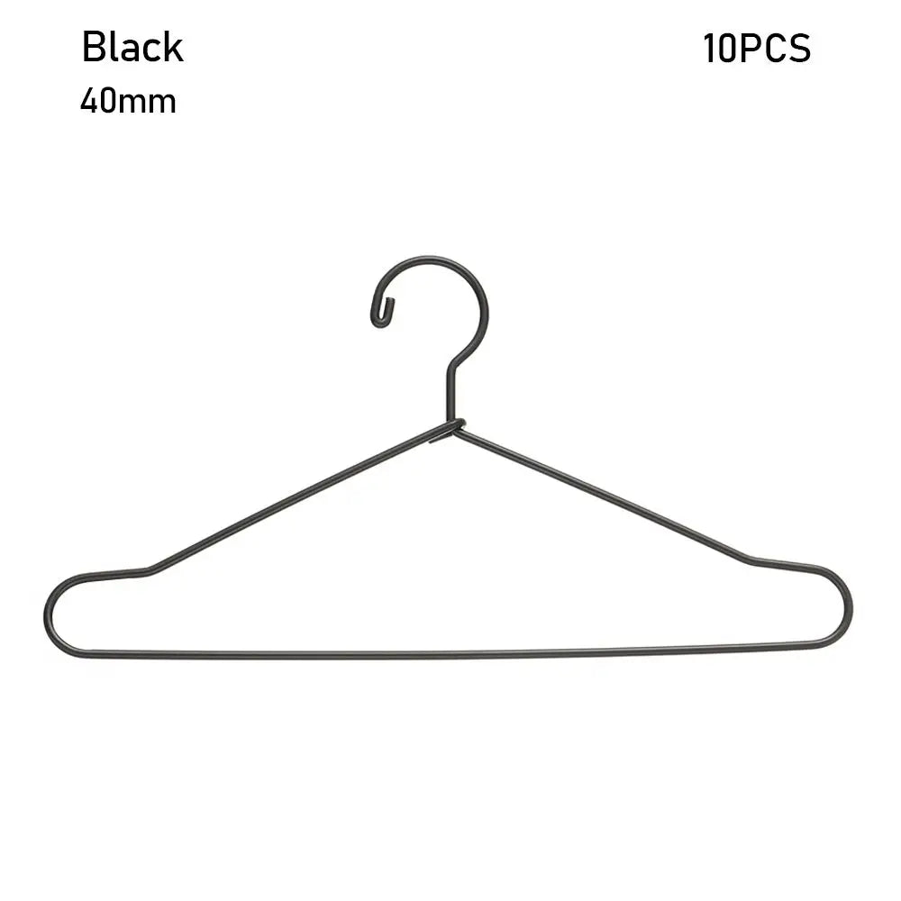 10Pcs Cute Mini Hangers Metal Doll Dress Clothes Stand for Organizer Doll Clothing Miniature Hangers Dollhouse Decorations