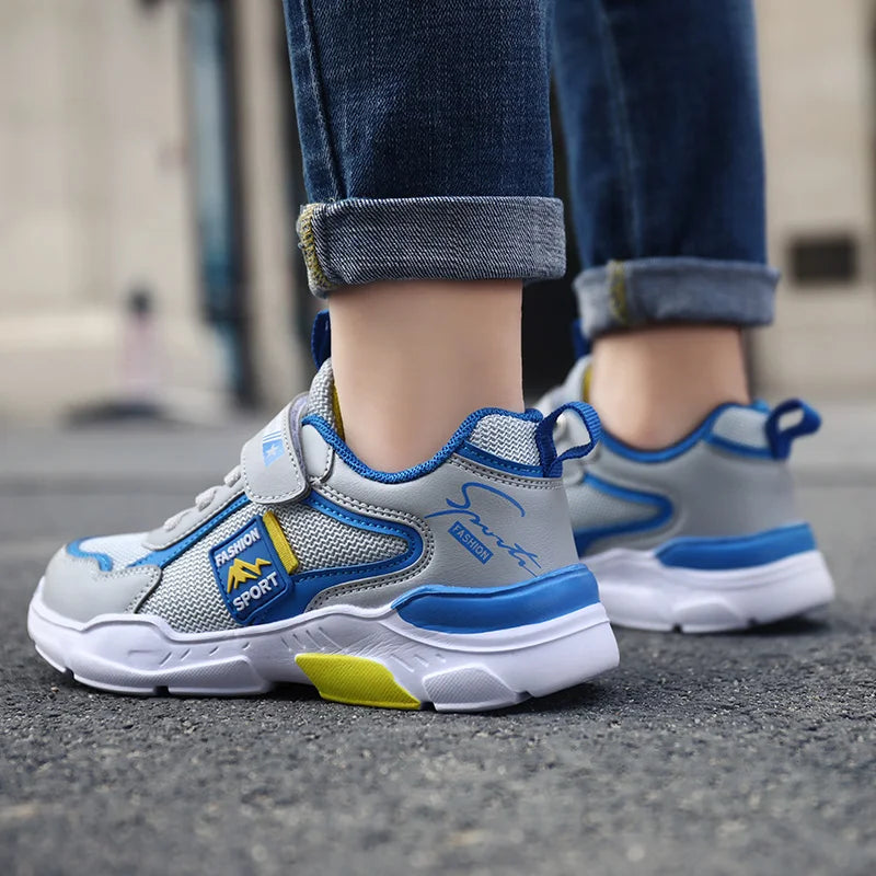 Children's shoes boy sneakers shoes breathable outdoors Leisure Trainers Casual non-slip surface pupil cuhk boy boy fashion shoe