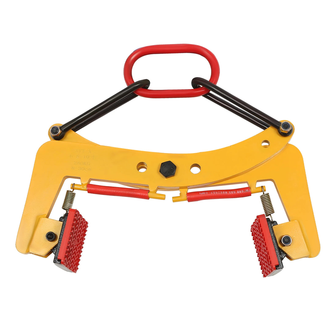 Pliers Stone Gripper 280kg/325kg Offsetting Pliers Brick w/End Rings for Lifting Transportation Wood Stone