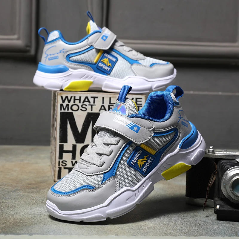 Children's shoes boy sneakers shoes breathable outdoors Leisure Trainers Casual non-slip surface pupil cuhk boy boy fashion shoe